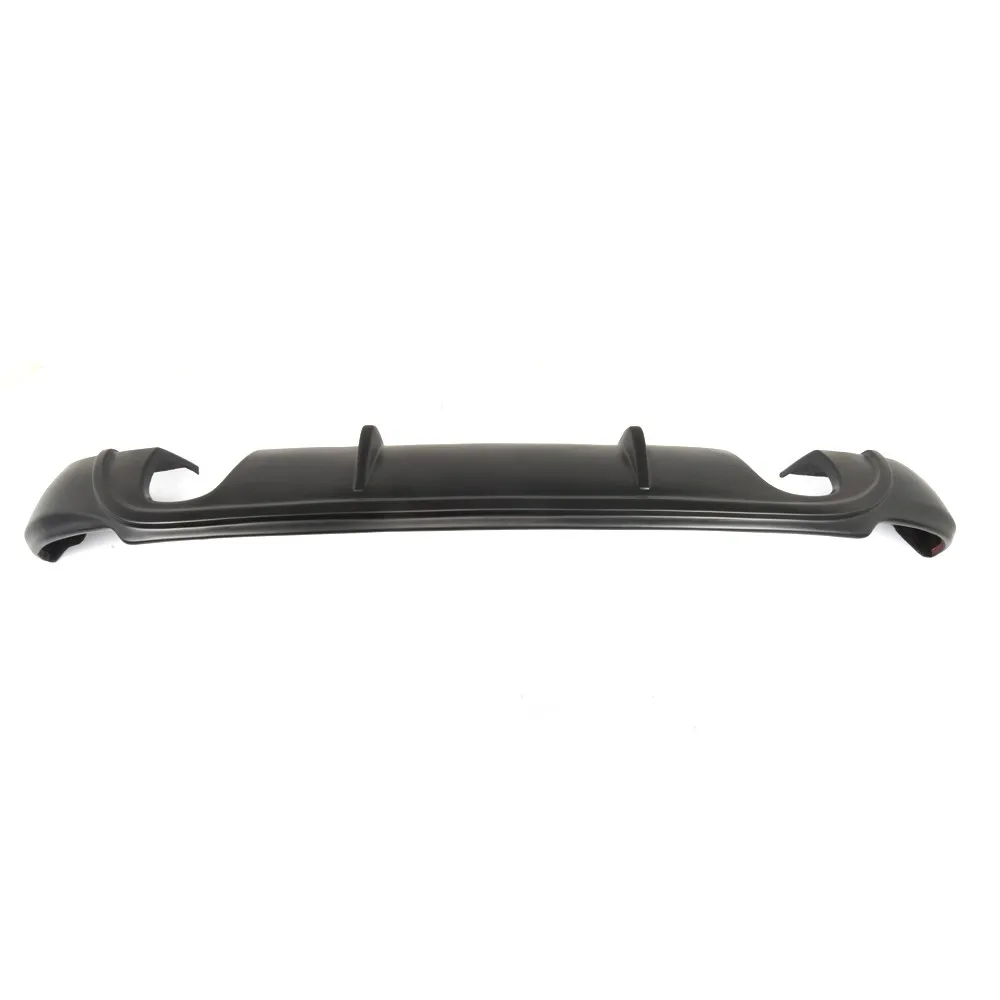 Black Painted Fiberglass Rear Bumper Lip Diffuser For Vw Polo Stanard ...