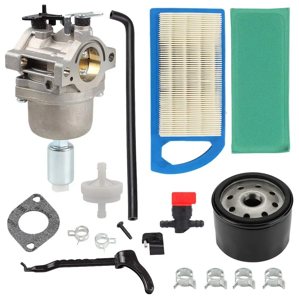 Get Quotations · Harbot LA115 MIA12509 Carburetor + Oil Filter+Air Filter Repower Kit for John Deere L107