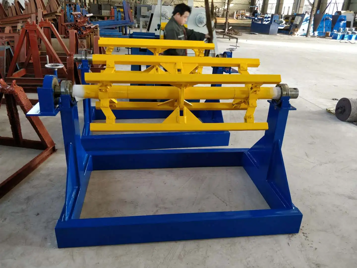 5 Ton Galvanized Steel Coil Manual Decoiler - Buy 5ton Galvanized Steel ...