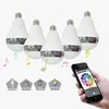 RGBW LED Music Bulb/RGB Bluetooth speaker led lamp with APP controlled