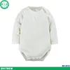 100% Cotton Plain White Best baby bodysuit
