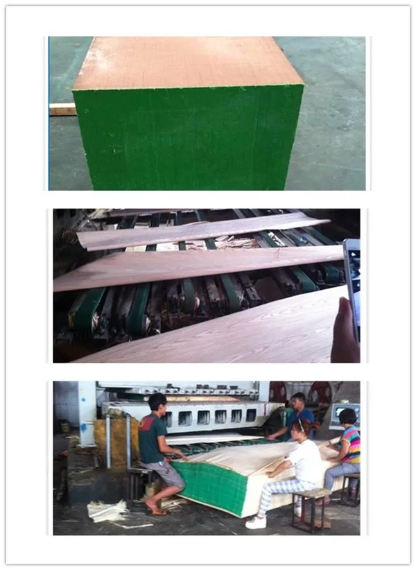 linyi supplier sliced cut 0.3mm white recon face veneer for india