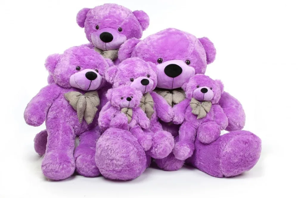 giant purple teddy bear