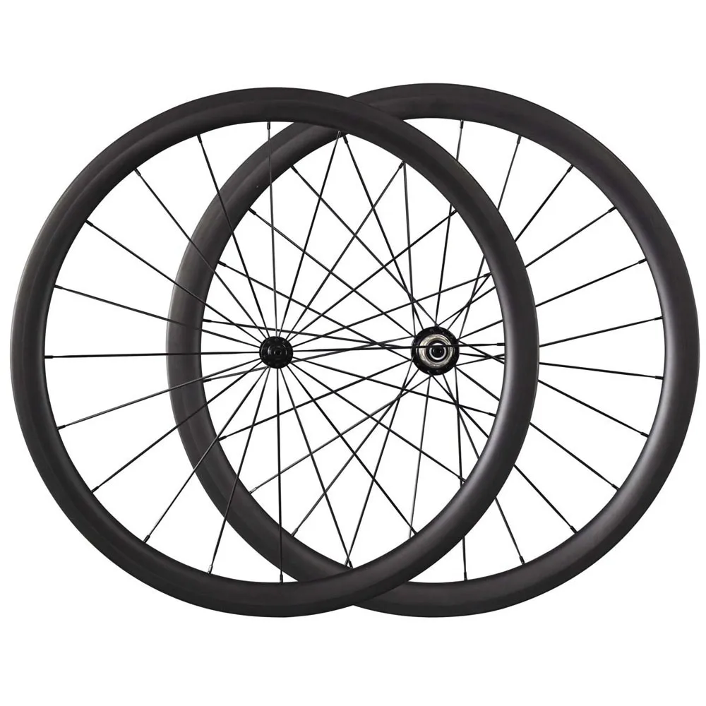 chinese cheap carbon wheels 40mm ud matte tubular road wheelset