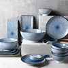 Luxury Japanese style dishwasher safe hotel dinnerware sets Ceramic Tableware