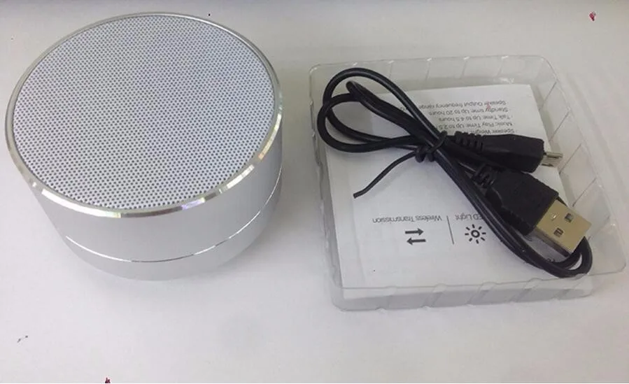 2018 Outdoor Metal Led Light Mini A10 Stereo Wireless Handsfree FM Radio BT Speaker - ANKUX.COM
