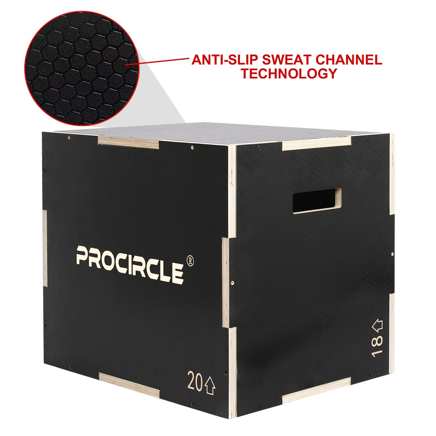 Procircle Gym Equipment - High Quality Wood Plyo Boxes