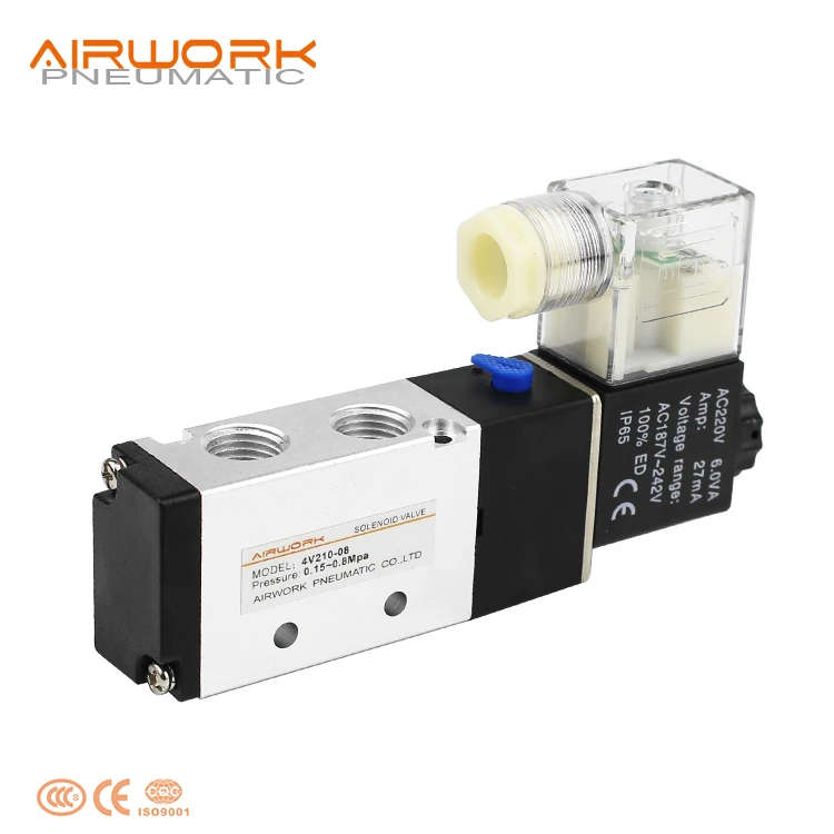 airtac type 4v210 06 4v210 08 5 2 way solenoid valve wiring diagram pneumatic air valve 12v buy pneumatic solenoid valve,5 2 way solenoid 3/2 valve diagram solenoid valve wiring basic