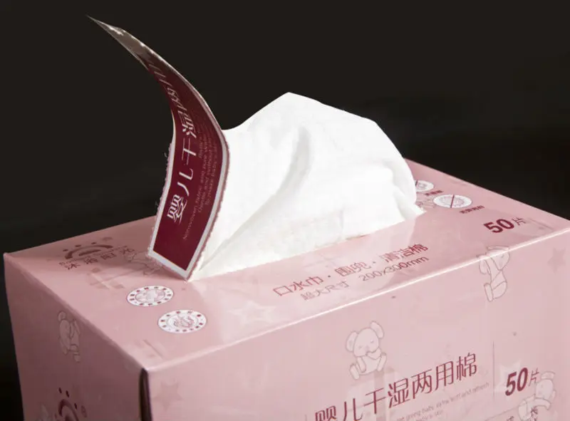 wholesale bamboo non woven wipes baby cleansing dry wipes