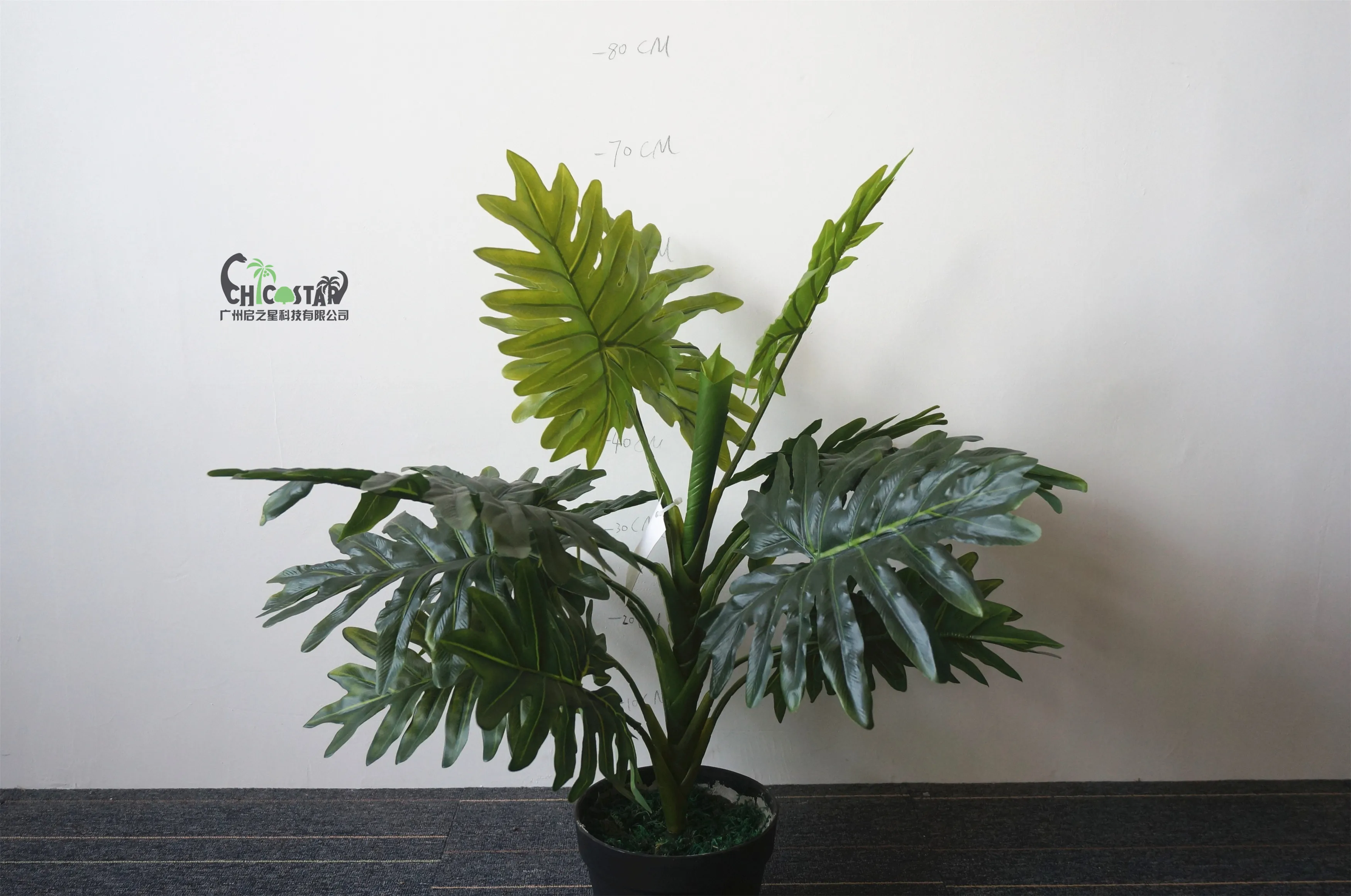 Wholesale 60cm Decorative Artificial Philodendron Plants / Indoor Cheap ...