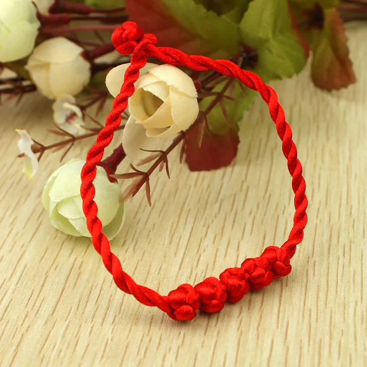 Chinese Knot Bracelet Good Luck Red String Bracelet - Buy Chinese Knot ...