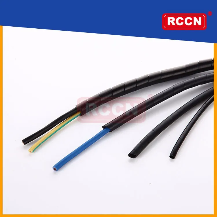 Rccn Transparent Plastic Spiral Wrapping Bands Ks-6w Spiral Cable Wrap ...