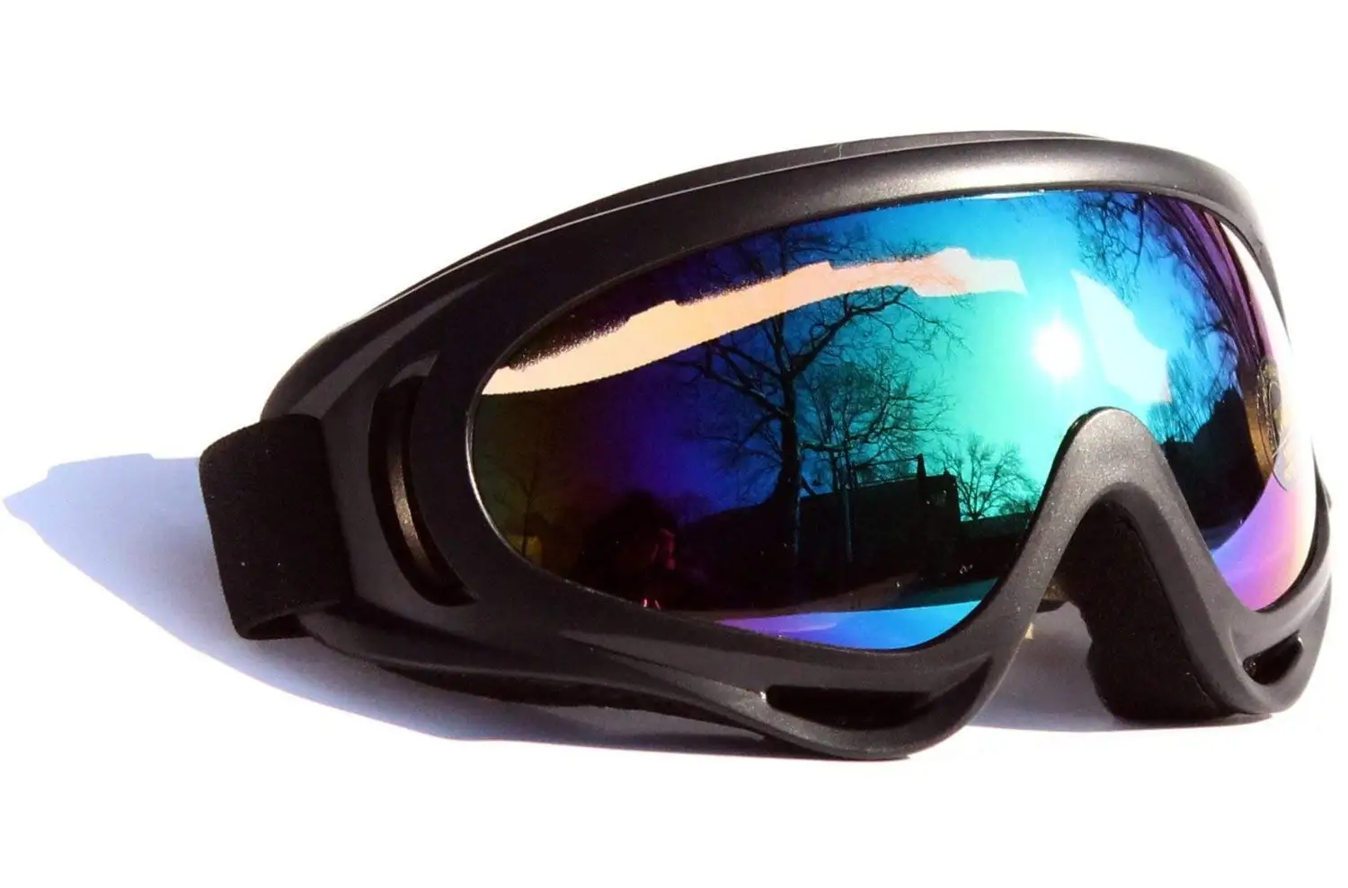 Snow Goggles Fog Resistant Black Luckystone Outdoor Snowmobiling Ski