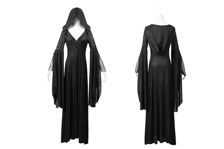 Y-510 The priestess Coat Screaming Halloween Party Gothic Cosplay Costumes