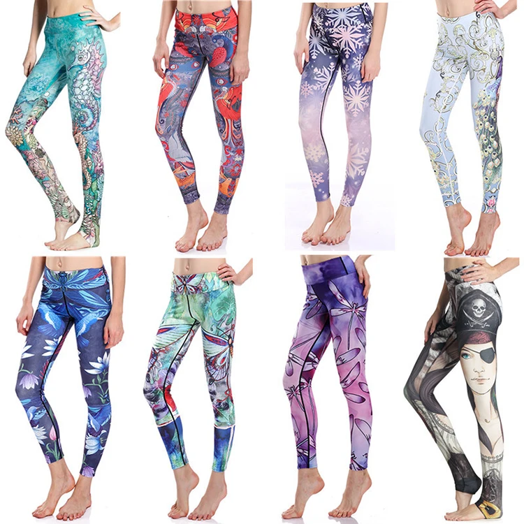 Custom Women Sports Colorful Yoga Pants Leggings Fitness - Buy Yoga ...