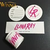 cheap brand logo print custom hair bundle wraps