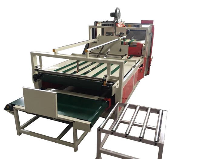 Semiauto semiautomatic standard Crash Lock Bottom corrugated carton box folder gluer with ce 