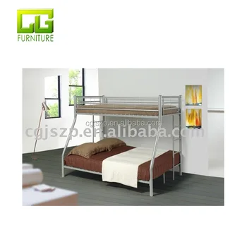 Cheap 3 Person Sliver Color Twin Full Size Bunk Bed Buy Cheap Usa 3 People Metal Queen Bunk Bed Kids Bed Bedroom Furniture Single Folding Metal