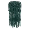 Arched top PVC coated galvanised wire garden border fence