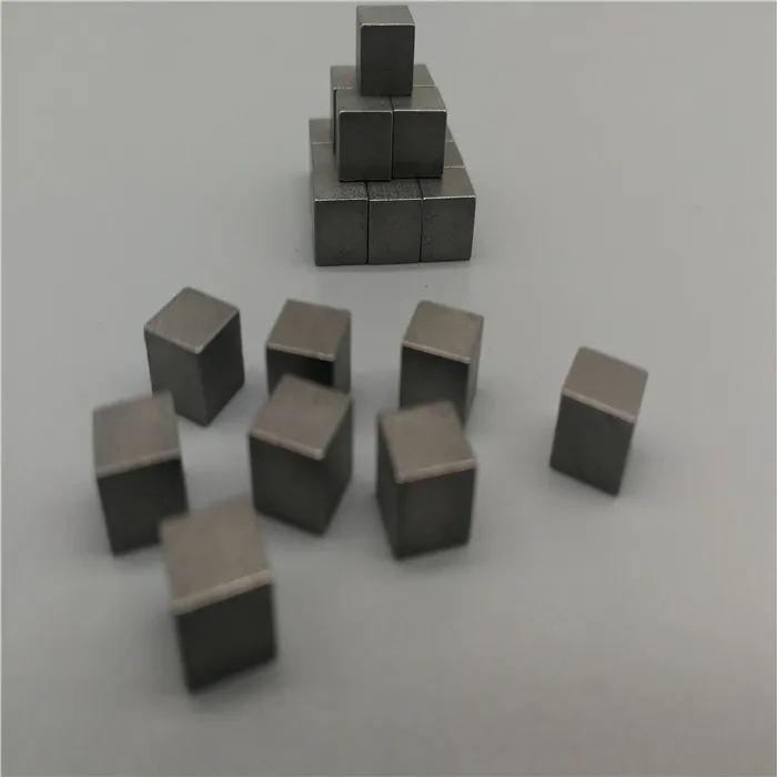 Pure Tungsten Cube Price Polished Heavy Metal Nickel Iron Wolfram Cube