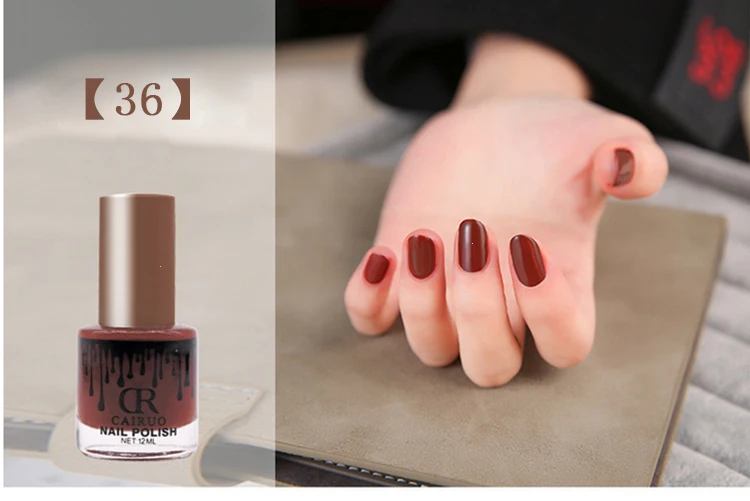 Hot Sale Multi color Non Toxic Water Baise Nail Polish As A Gift 