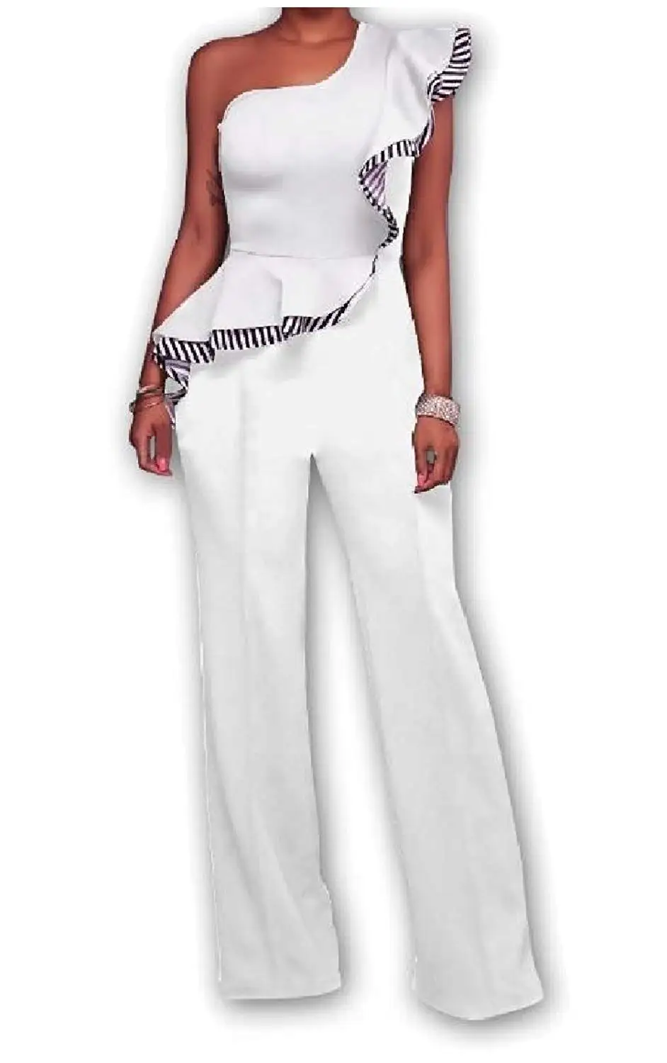 white evening trousers