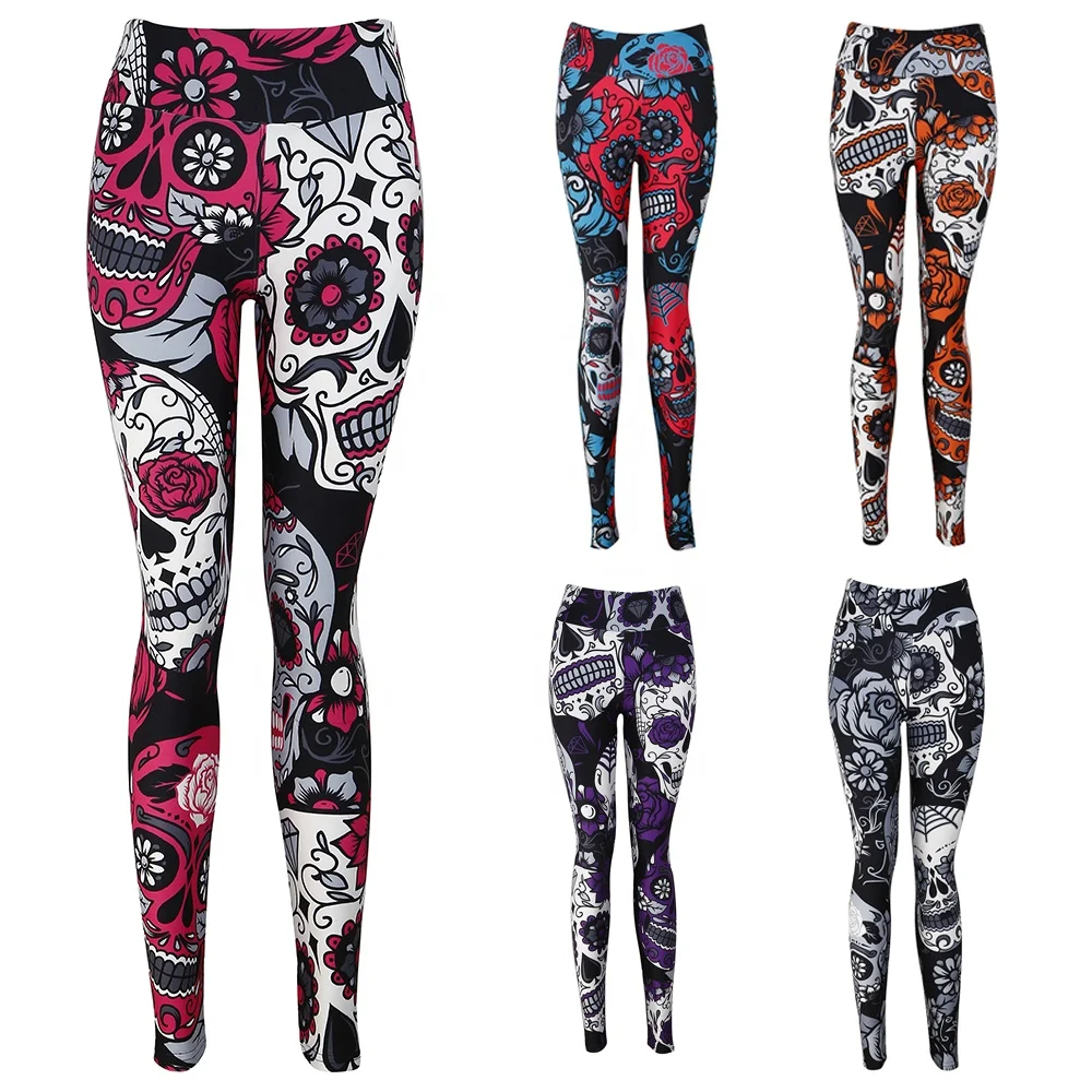 Leggings für Kinder, Mädchen, Blumen, Regenbogen, Sport