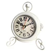 hot selling creative decorative art design metal table clock