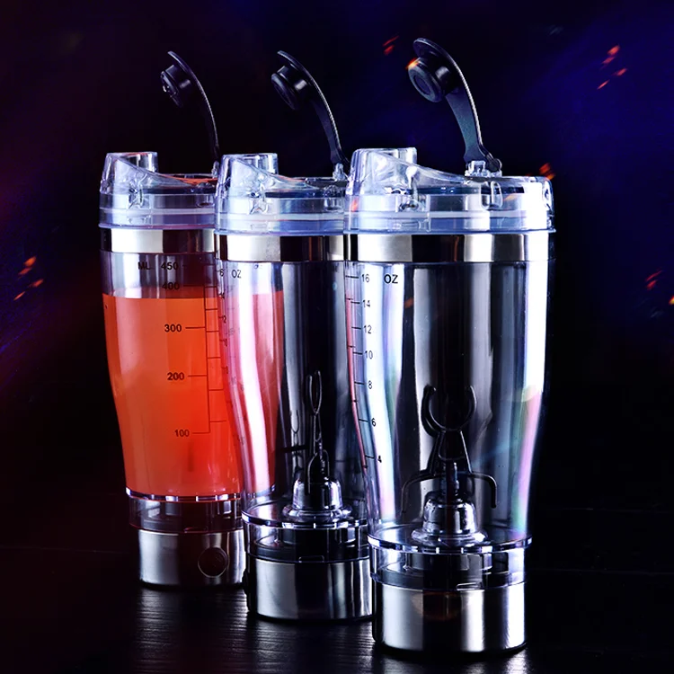 Self Mixing Mug Electric Protein Shaker Bottle, Protein Shaker Cup, 380ml High-Torque Battery-Powered Blender Shake Bottle,Portable,Self-Stirring Mug