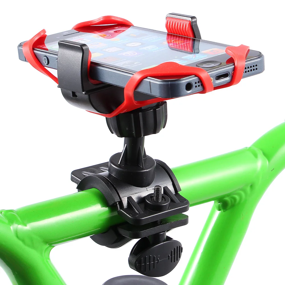 Universal mobile phone holder Bike Mount Holder 360 dgree Rotate with silicone band