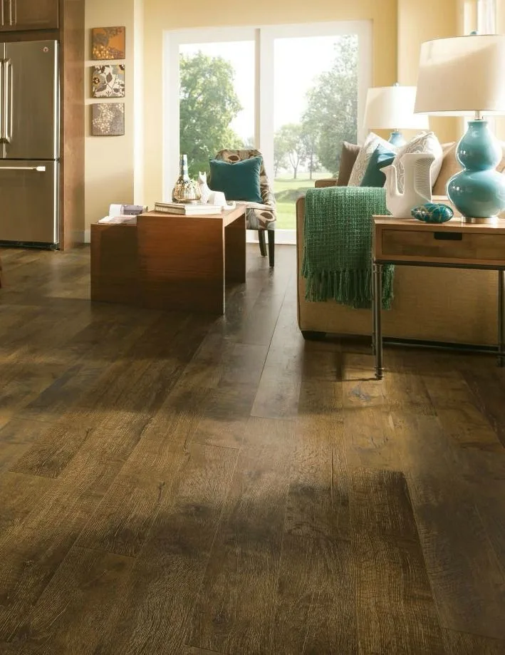 7mm 8mm 12mm New Design Fireproof Hard Wood Flooring For Decoration