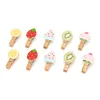 Home Decoration Well Designed Hand Made Cute Fruit Shape Wooden Paper Clip For Office