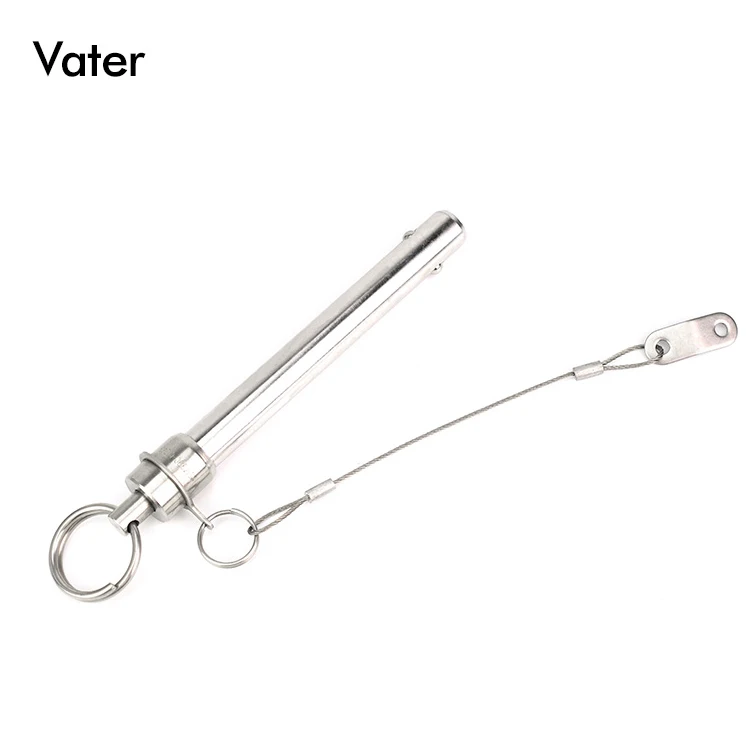 Double Ball Locking Pin Stainless Steel Button Handle Positive Locking