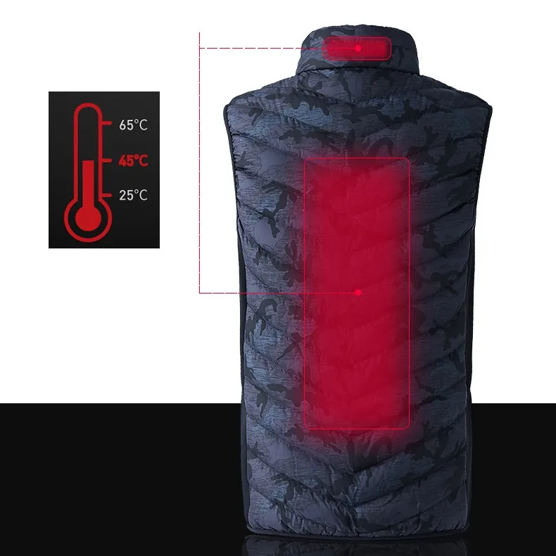 Outdoor Wholesale Mens Winter Camo Electric Usb Heated Vest Buy Usb