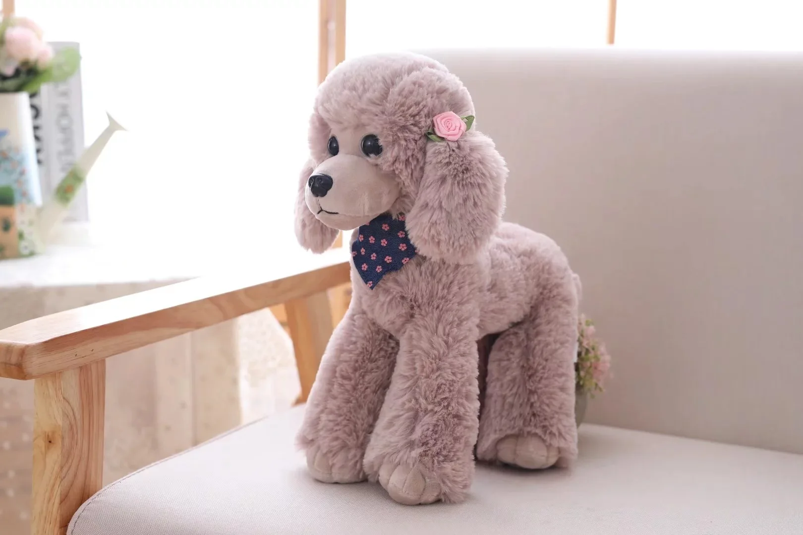 Peluche En Forme D Animal Jouet Creatif Et Mignon Chien Realiste Avec Echarpe Idee Cadeau Pour Enfants Vente En Gros 50 Cm Buy En Peluche Jouet Mignon Animal En Peluche Chien Realiste Avec Echarpe Cadeau Pour Enfants En Peluche