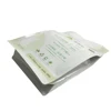 Printed Metallic Foil Zip Top Strong Different Sizes Flat Box Bottom Pouch For Toner Packing 500g,1kg 2kg