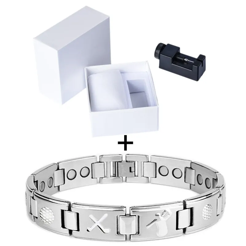 Wholesale Golf Sport Stainless Steel Balance Bangle Men Bracelet Buy Energy Bracelet