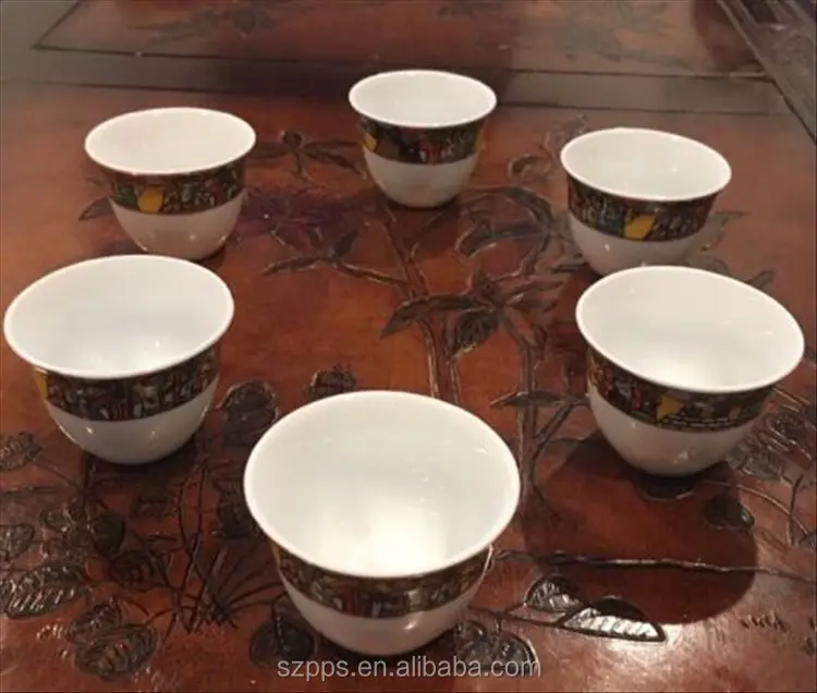 Fine Porcelain Ethiopian Art Traditional Coffee Set 12 Pieces Buy