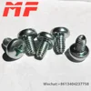 DIN7500-CE Cross Recessed Pan Head triangle lockTapping Screws Color Zinc-plated