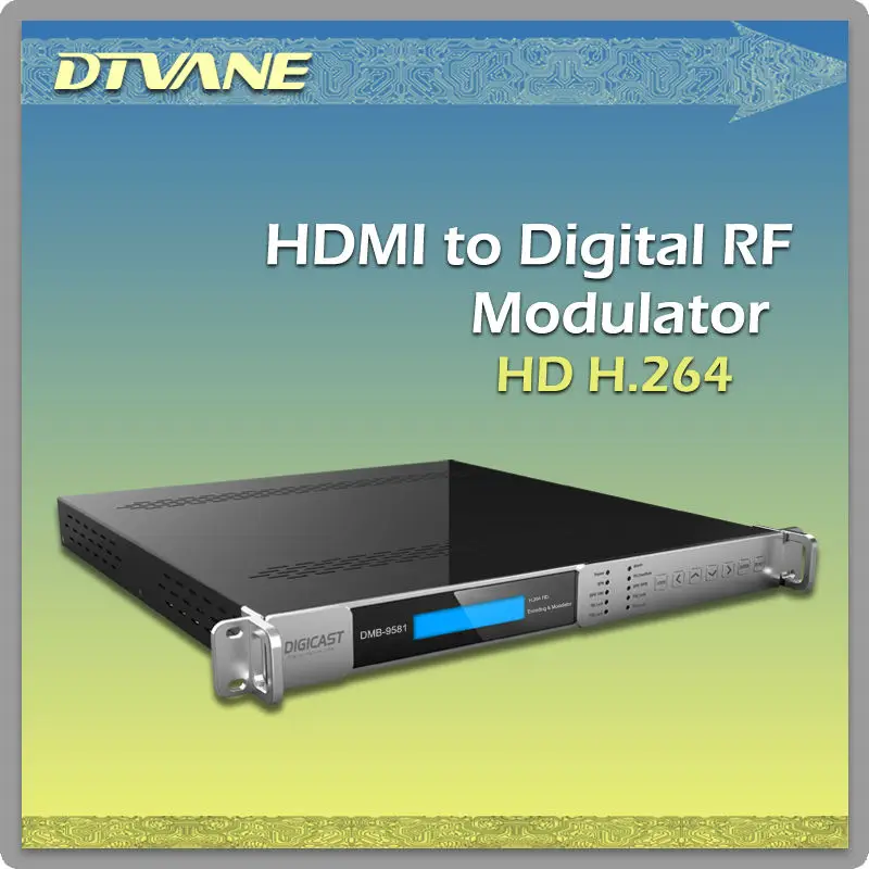 8 Channels Hd To Rf Modulator With 8*cvbs(sdi)+1*asi In Dvbt Modulator