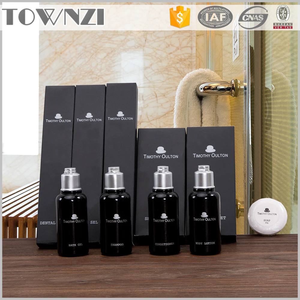 2017 Hot Sale Luxury Hotel Guest Room Tray Set Wholesale 40ml Shampoo