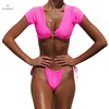 2019 Hot swimwear & beachwear two piece swimsuit sexy girl bikini women pure leopard string bathing suit