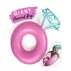 2018 new diamond ring floating row swimming ring water toys thickening PVC