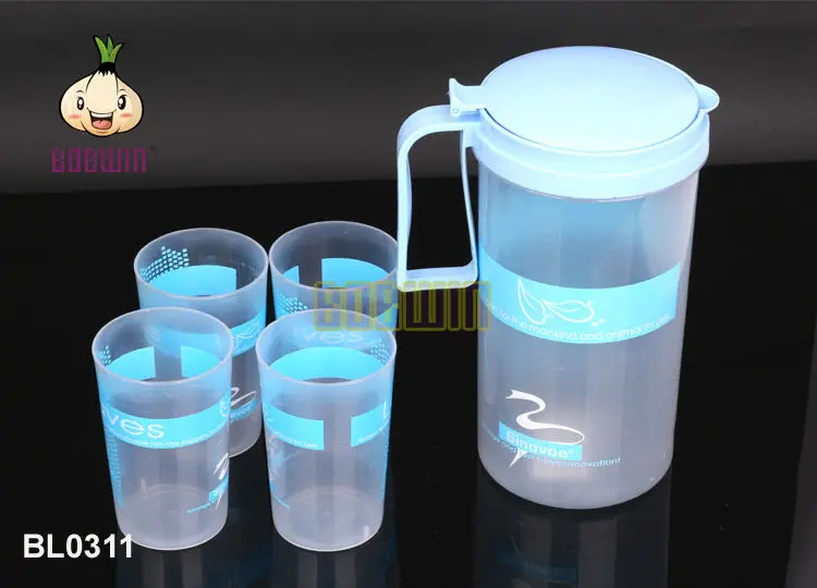 1 8 l plastic water jug with 4 cups water pitcher buy 1 8 l plastic water jug with 4 cups water pitcher buy