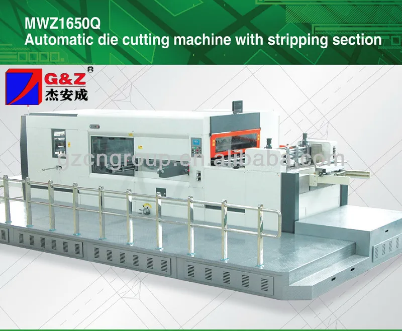 Automatic Die Cutting Machine With Stripping For Corrugated Carton