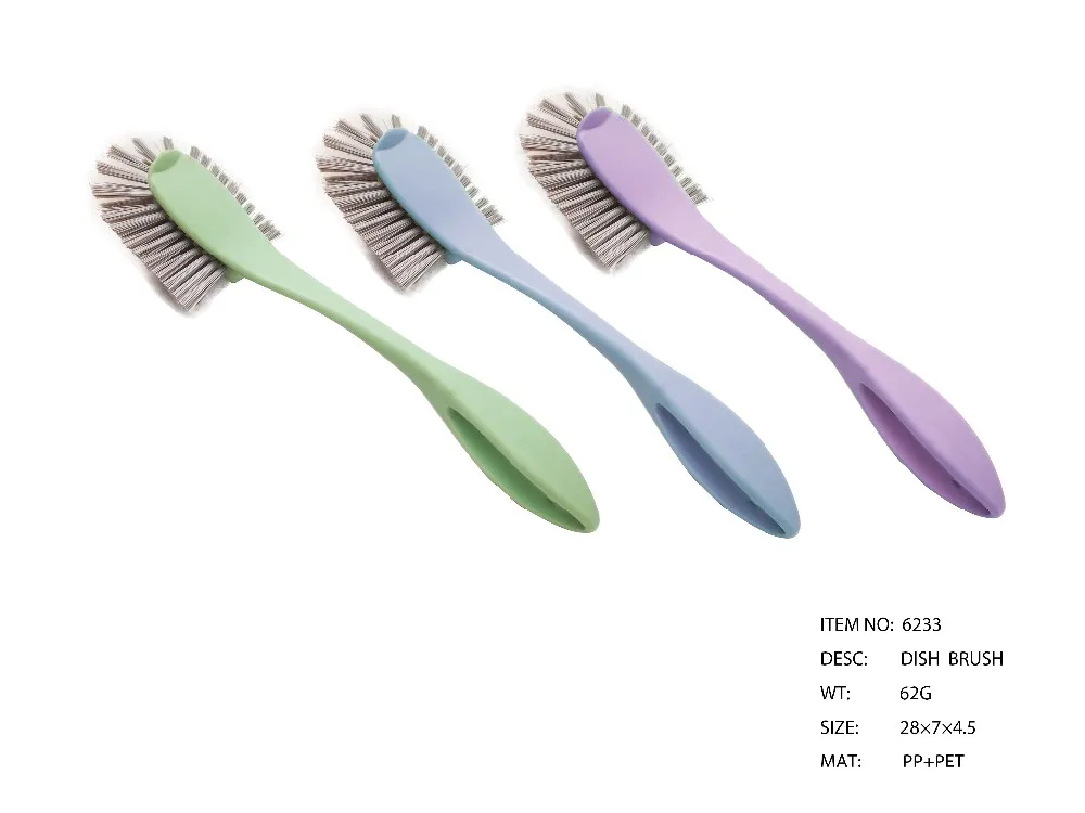 Plastic Kitchen Novelty Dish Washing Brush With Handle, View small