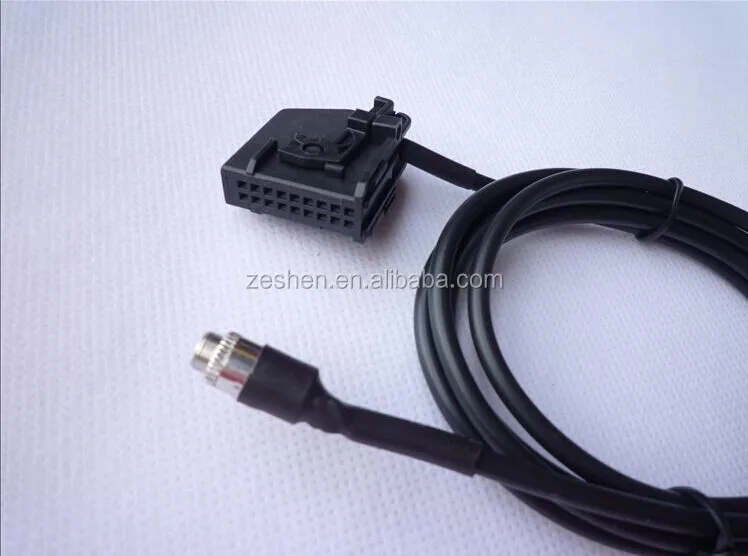 Tomzz Audio 7557-001 Adaptateur AUX IN Compatible Avec VW MFD2 VW RNS2 Skoda Nexus Man Vers Jack 3 5 Mm