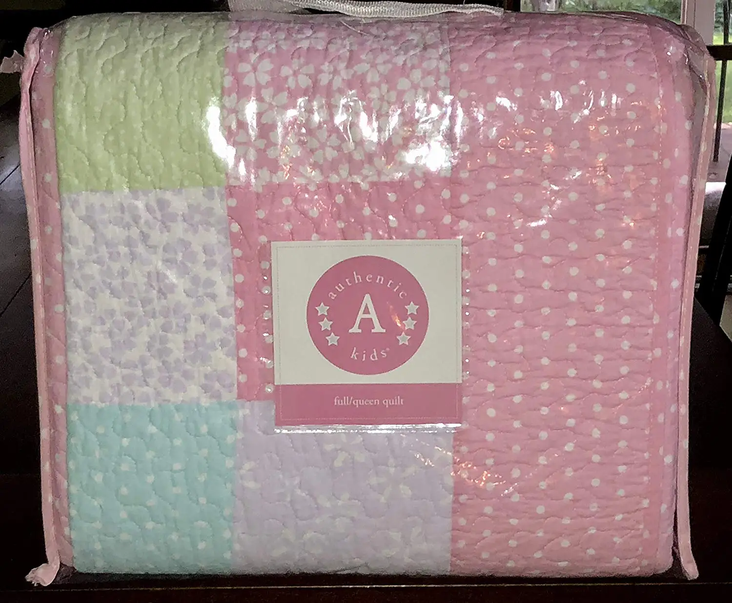 Authentic Kids 3-pc Girls Patchwork Floral Quilt Set - Full Queen Size (Set Includes: Quilt, Shams, 2 Matching Shams)