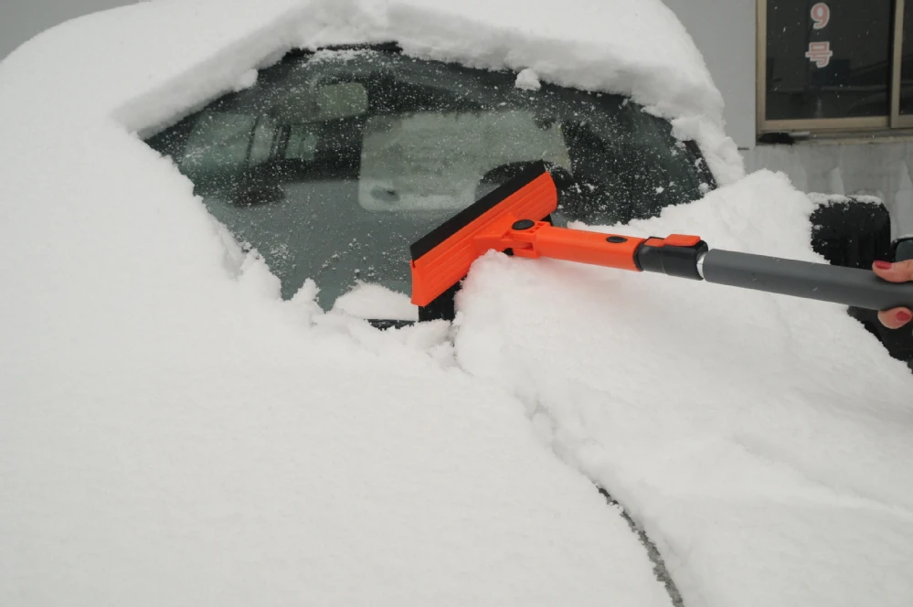 snow broom for car 60 inch telescope