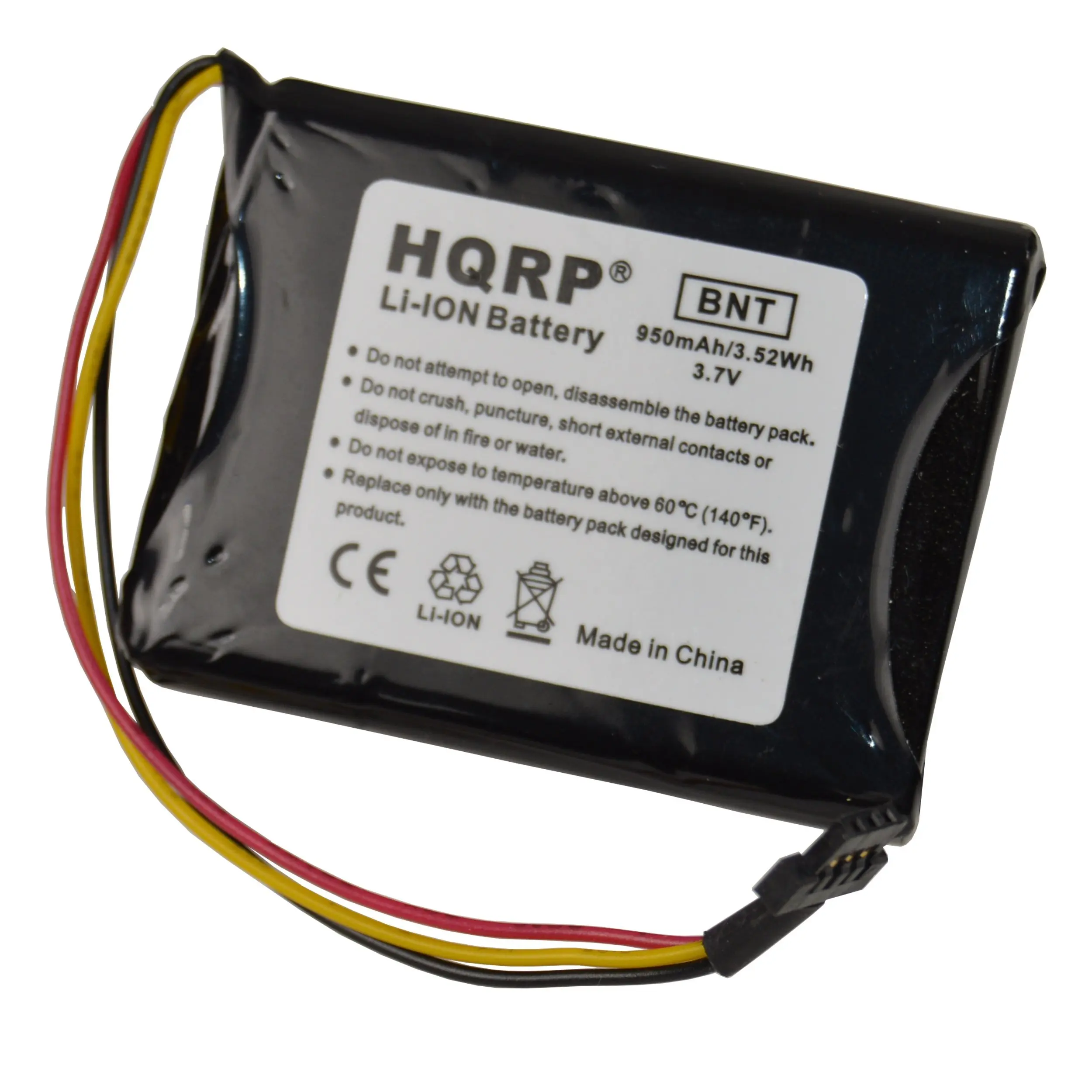 HQRP Battery for TomTom R2, FMB0829021142, 6027A0093901, FLB0920012619, ICP653443M, P11P20-01-S02, 6027A0106201 N14644, XL IQ, V3, 4EM0.001.01, Quanta VF3F, Maxell ICP463446ARU GPS Navigator + Coaster